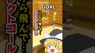 『無限に加速する裏技』をやれば橋を渡らずにダイレクトゴール出来る説【スーパーマリオ3Dワールド】