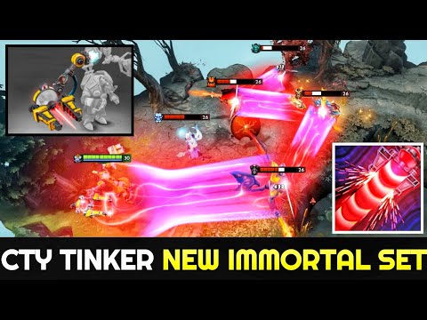 CTY Mid Tinker 100% outplay Mars with New Immortal Set TI10 7.26 Dota 2