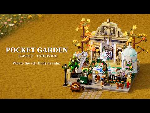 Vidéo Lumibricks Town Life 15012 : Jardin parisien