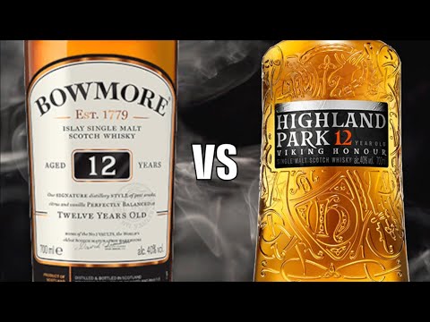 Bowmore 12 vs Highland Park 12 Single Malt Scotch Whisky