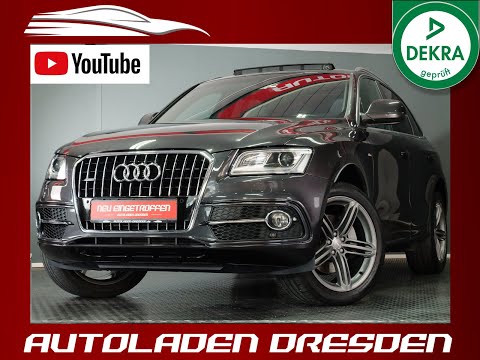 Audi Q5 3.0TDI QUATTRO S LINE 1. HAND Review Präsentation Autoladen Dresden