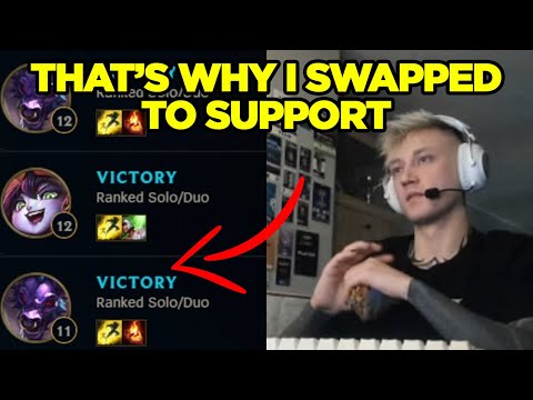 WHY REKKLES SWAPPED TO SUPPORT - Rekkles clips