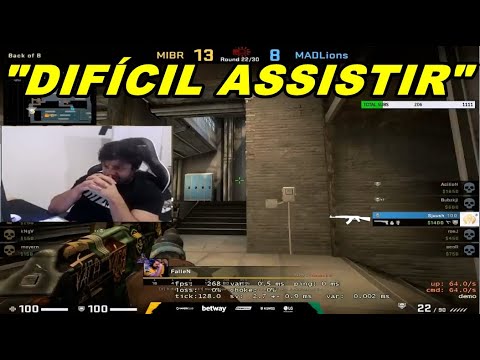 MIBR FER ANALISA POV da FINAL DA FLASHPOINT MIBR X MAD LIONS CS GO MAS NAO CONSEGUE TERMINAR