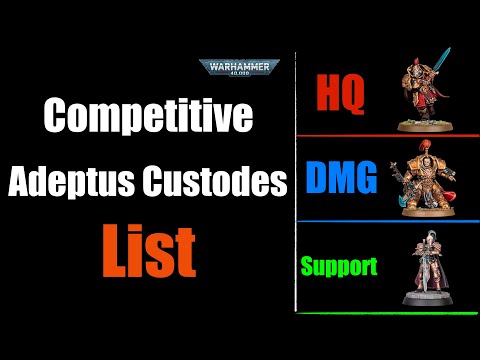 How to build a competitive Adeptus Custodes list in 10th Edition - Guide | Warhammer 40K tactics