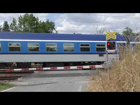 Železniční přejezd Vlkaneč #2 - 28.6.2023 / Czech railroad crossing