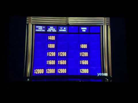 Double Jeopardy, Million Dollar Masters Tournament Day 3 - 3rd Daily Double (5/3/02)