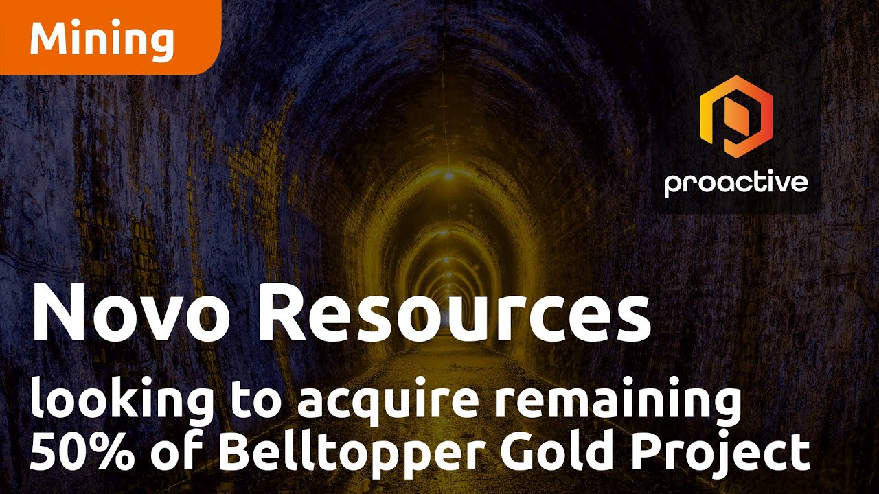 Novo Resources Corp looking to acquire remaining 50% of Belltopper Gold Project