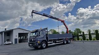Volvo FMX 430 / SKRZYNIOWY- 7,15 M / HDS HYVA HC-183 / ROTATOR / WIDŁY Pritsche LKW | Bild 4 - Autoline