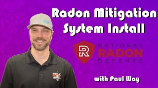 Watch video: Installation of a Radon Mitigation System...