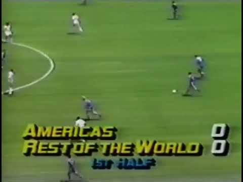 Americas 🇦🇷🇧🇷 vs Rest of the World 🌍 | 1986 Full Match Replay | Maradona, Platini, Zico
