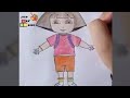How To Draw Dora The Explorer Step By Step Draw