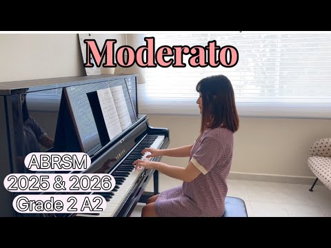 Moderato - ABRSM Piano Grade 2 A2