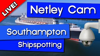 Netley Cam - Southampton Water Shipspotting (NCSC Netley Cliff Sailing Club) Cruise Tanker Ships live webcam
