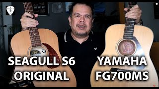 Video thumbnail for Seagull S6 Original vs Yamaha FG700MS Acoustic Guitars Comparison | Edwin-E by Edwin-E