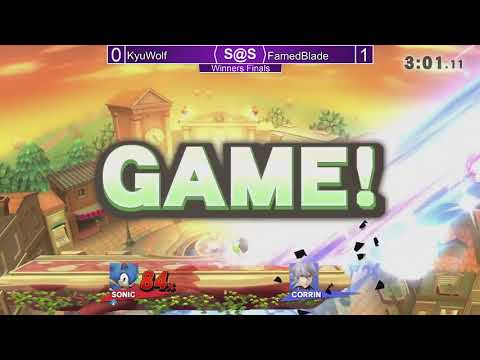 Smash@Sunken 33 Smash4 - KyuWolf (Corrin) vs FamedBlade (Sonic) - SSB4 Winners Finals