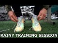 Relaxing Training Session in The Rain | Light Individual Training Session For Footballers