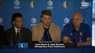 Dallas Mavericks first round pick Luka Doncic talks comparisons to Steve Nash