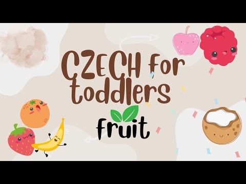 CZECH for toddlers fruit