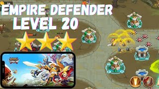 Empire Defender TD Level 20 ⭐⭐⭐ 3 Stars | Boss Fight