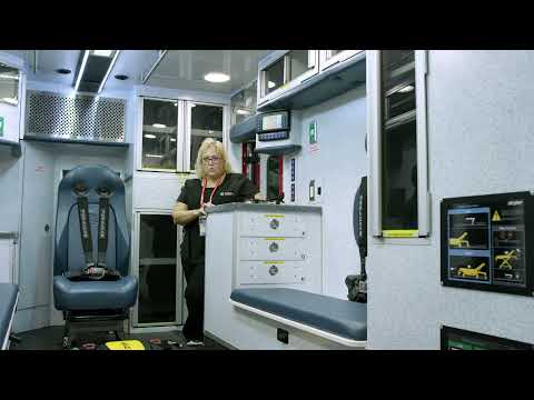 Inside a Baltimore County (Wheeled Coach) Ambulance