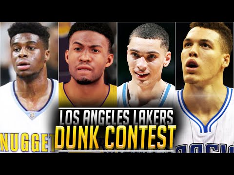 NBA2K16 Lakers MyGM Ep. 25 - The CRAZY Dunk Contest!