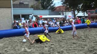preview picture of video 'Beachsoccer Toernooi Steenbergen'