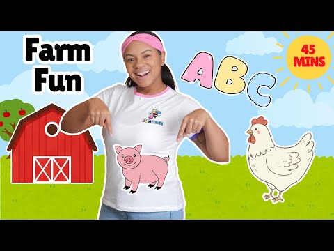 Farm Animals for Babies | JunaBee Songs, Animal Sounds, and Learning Fun!