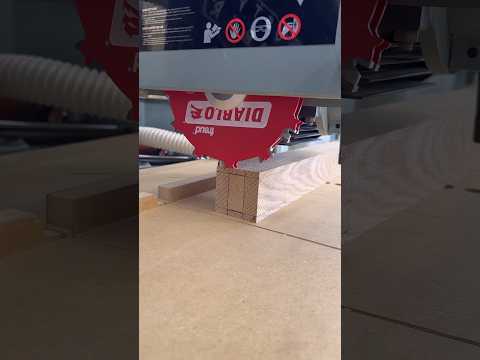 Cutting tenons with a dado set on a radial arm saw #woodworking #maker #tools #joinery