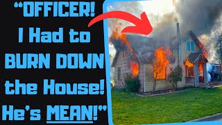 r/EntitledPeople - Psycho Karen SETS A HOUSE ON FIRE When Disobeyed! HUGE MISTAKE!