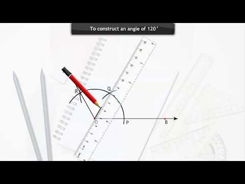 Class 9 Math - Constructing an Angle of 120°