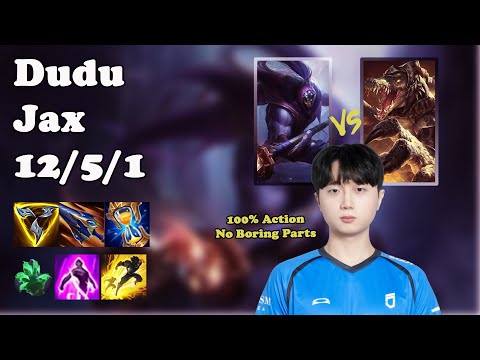 🔥 Dudu Jax Top | Korea Challenger Solo Queue | Patch 25.09 | League of Legends 🔥