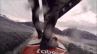 preview picture of video 'Windsurf - Cremia, 22 febbraio 2015 - Nord'