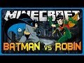 Minecraft "BATMAN vs ROBIN BATTLE" (Super ...