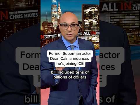 Former Superman actor Dean Cain announces he's joining ICE