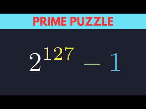 Can You Solve This WITHOUT a Calculator? 2^127 - 1 Prime Test!