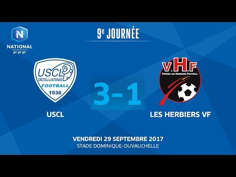 J9 : US Créteil L. - V. Les Herbiers F. (3-1), le replay