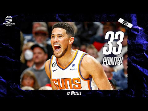 Devin Booker Full Highlights vs Blazers ● 33 POINTS! ● 21.10.22 ● 1080P 60 FPS