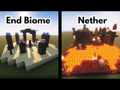 Blippercraft - Minecraft: How To Build 3 EASY 10-Minute Mini Biomes! (1.20)