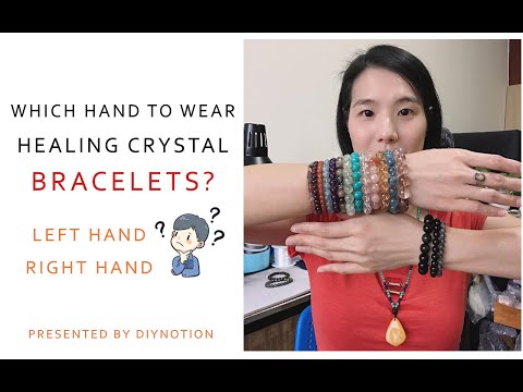 WHICH HAND TO WEAR CRYSTAL BRACELET | HOW TO WEAR CRYSTAL HEALING STONE BRACELETS CORRECTLY