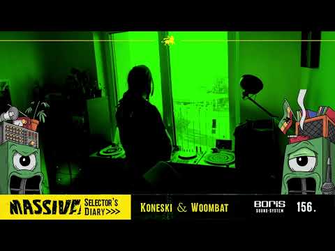 MASSIVE! Selector's Diary 156 - Koneski & Woombat - Roots Reggae, Dub, Steppers Selection