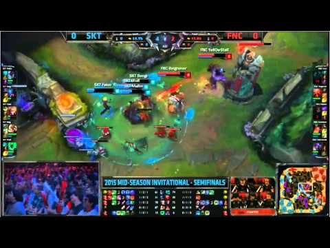 SKT T1 vs Fnatic MSI 2015 - Faker Ezreal highlight