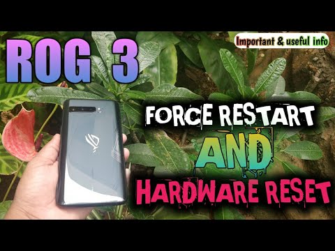 ASUS ROG 3 :: Force restart & Hardware  reset