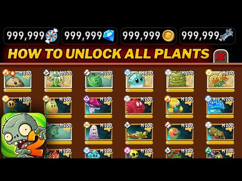 How to Get Unlimited Coins, Gems & Unlock All Plants Level 200 in Plants vs Zombies 2 | 2025