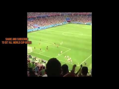 Croatia vs denmark 0-1 Mathias Jørgensen Goal ( fans stand ) هدف الدنمارك على كرواتيا