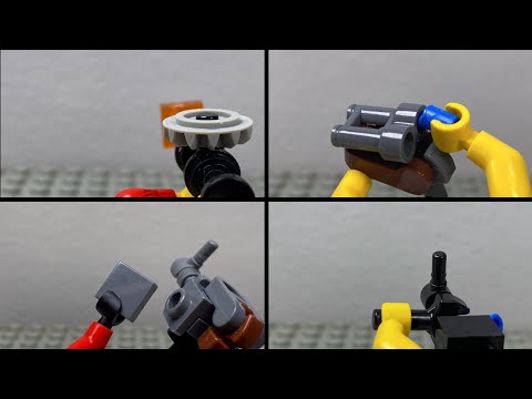 Lego first person stop motion weapons tests part 8
