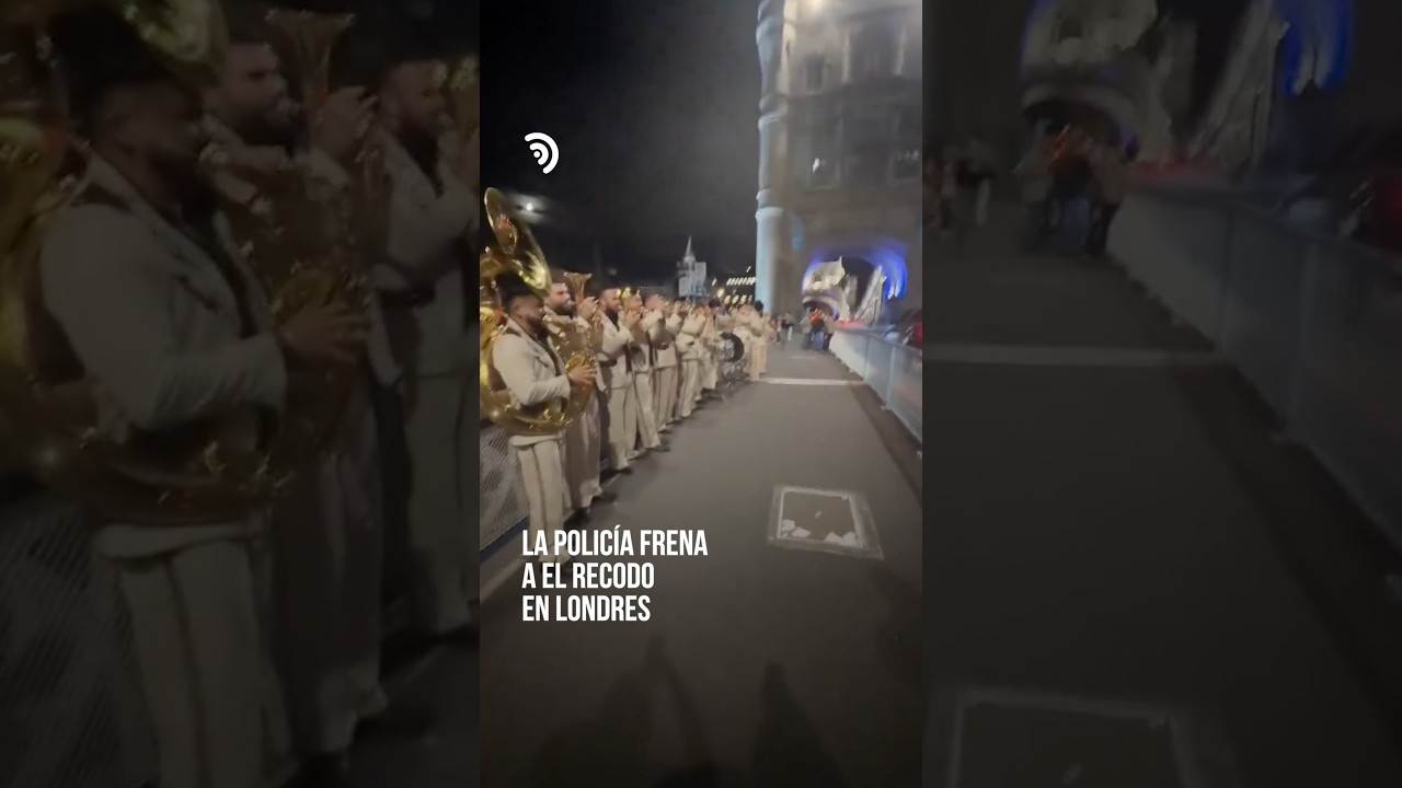 El Recodo puso a sonar Londres… hasta que llegó la policía 🎺🇬🇧