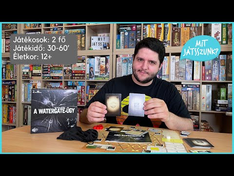 A Watergate-Ügy Társasjáték bemutató - Mit Játsszunk?