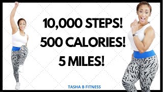 10,000 Steps Home Challenge: 1-Hour Low Impact Walking Workout