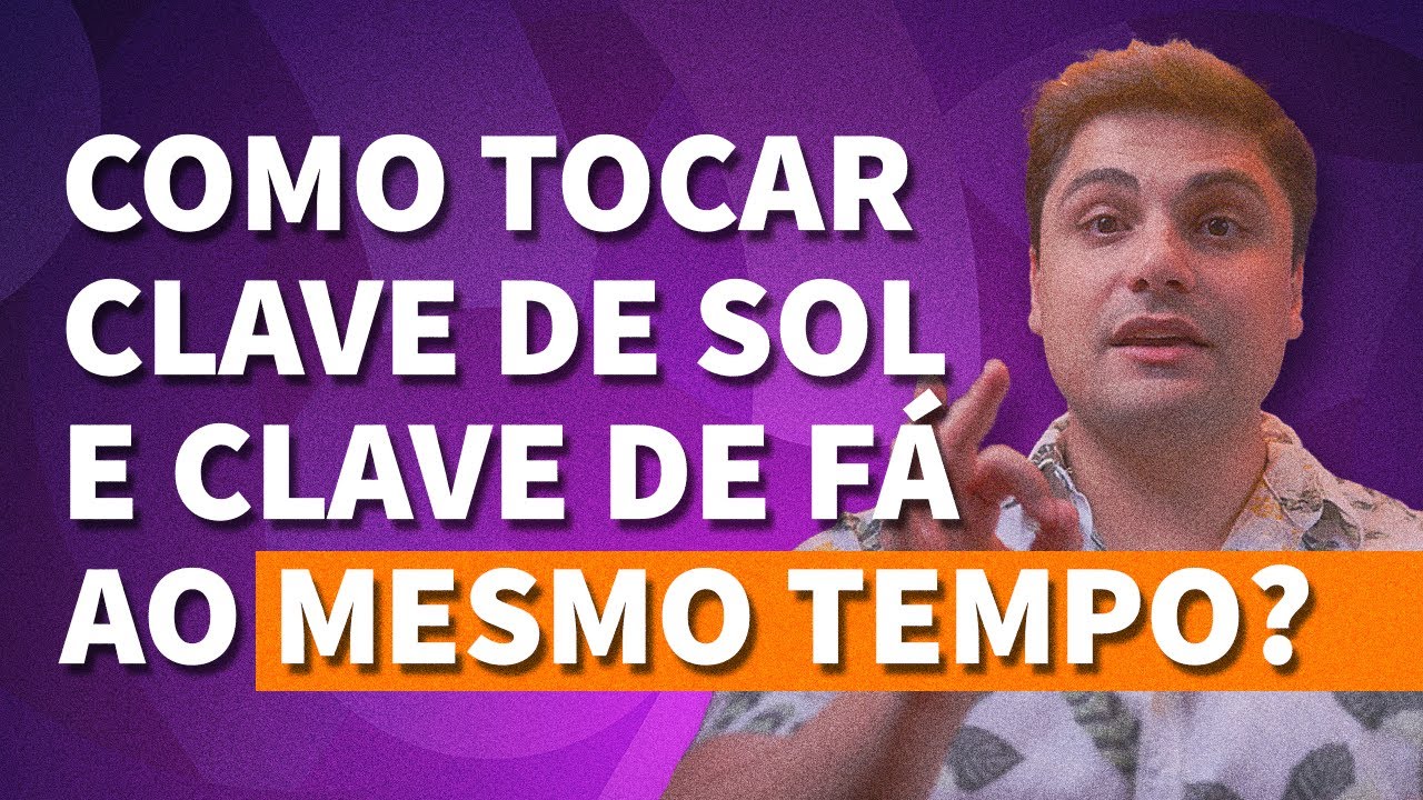Você tem dificuldade para ler duas pautas? Eu te explico como ler clave de sol e de fá juntas!