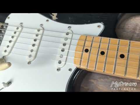 MyDream Stratocaster Custom Built -Heavy Relic Black CBS Hepcat 69 image 12
